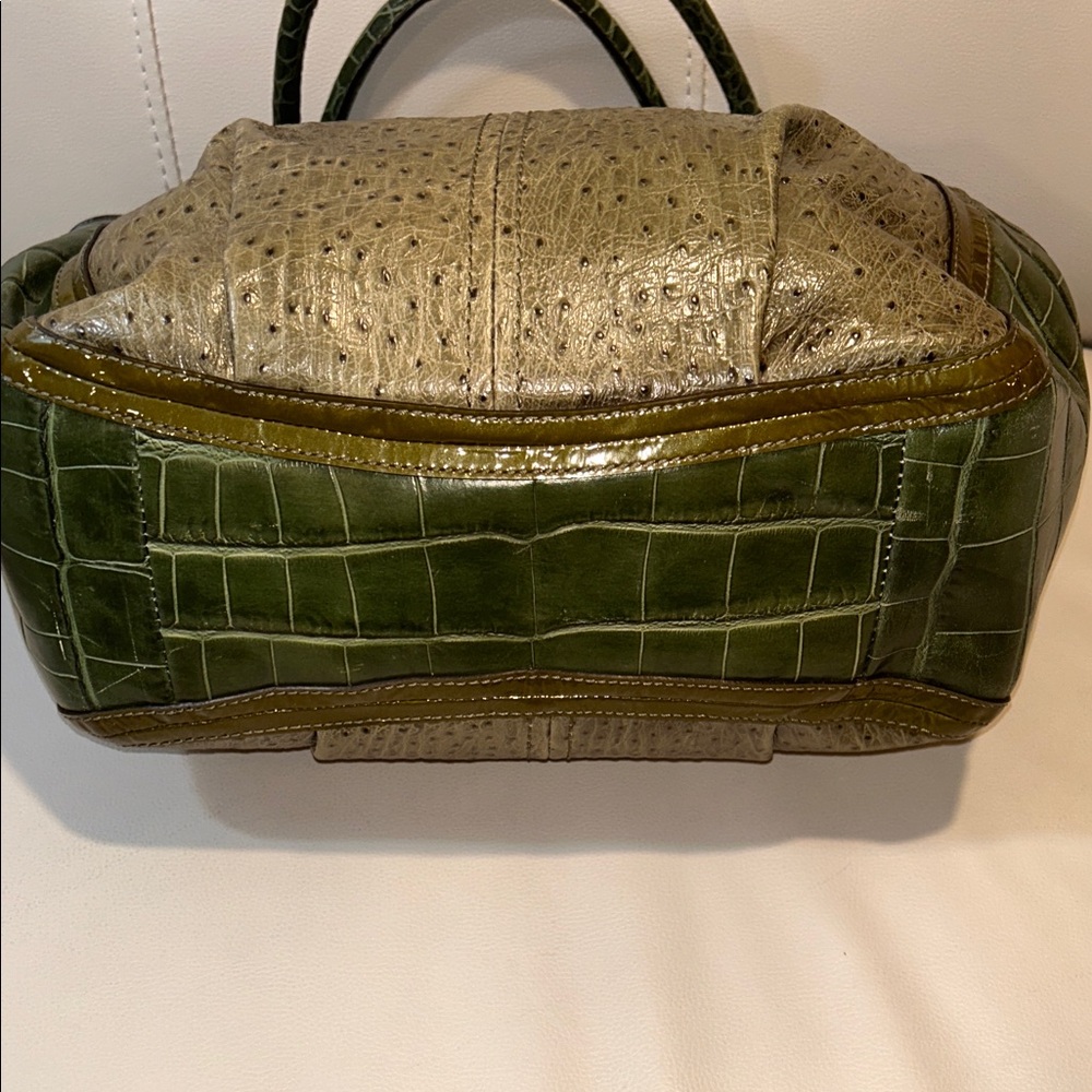 Coach Abigail Croc-Embossed Shoulder Bag - Picture 9 of 17